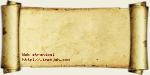 Sara Jačović vizit kartica